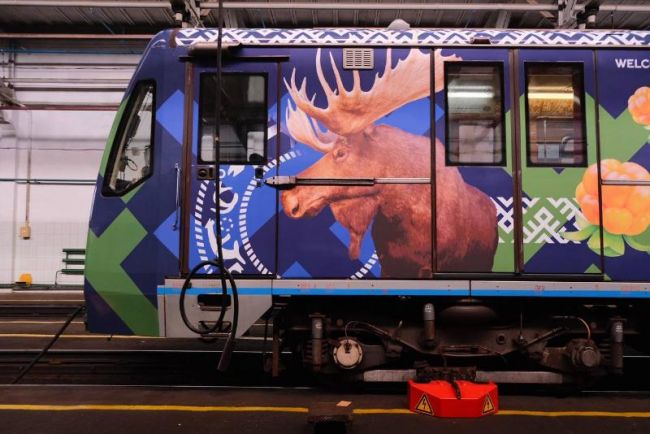 В мосметро запущен тематический поезд в честь 100-летия республики Коми