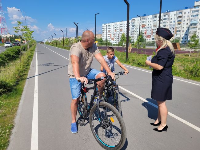 С начала лета в Ухте произошло 5 ДТП с участием юных велосипедистов