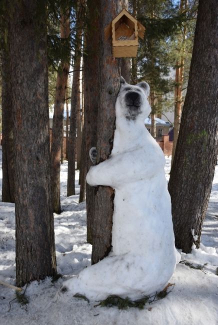  Детском парке подвели итоги первого городского фестиваля снежных фигур