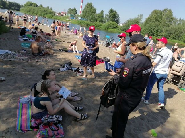 Правоохранители провели рейд в месте отдыха горожан у бассейна "Юность"