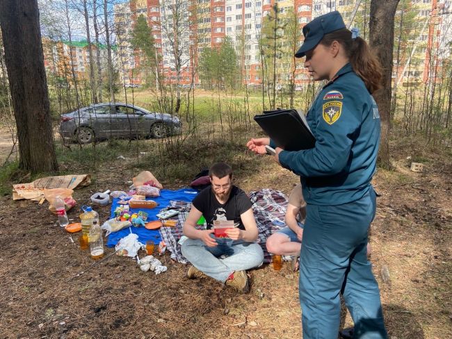 МВД и МЧС провели рейд в месте отдыха граждан за пр-том Зерюнова