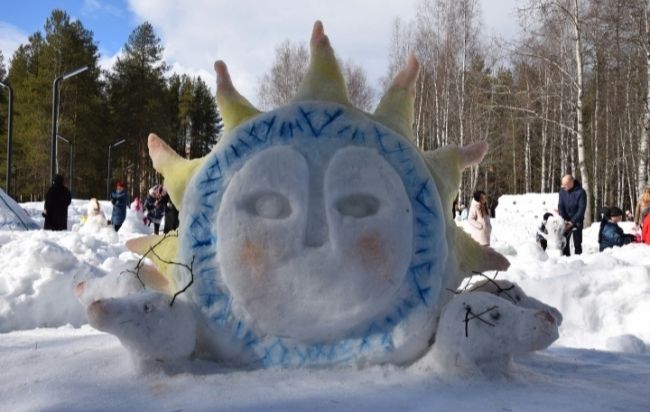  Детском парке подвели итоги первого городского фестиваля снежных фигур